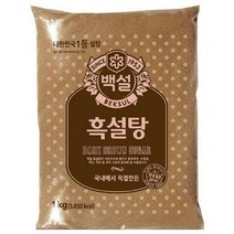 백설 국내에서 직접만든 흑설탕 1kg, 24개