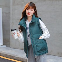 단톤조끼 경량 홈쇼핑 뽀글이 여자 무스탕 패딩 조끼 니트 키작녀 데이트룩 따땃 빅사이즈 아우터