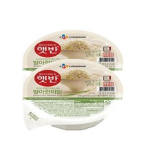 [한끼]햇반 발아현미밥210gX2 간편식 아침대용 캠핑 자취생 필수품 간단식사 CJ 1개2개3개4개5개6개7개8개9개10개11개12개13개14개15개16개17개18개19개20개 1, 5세트