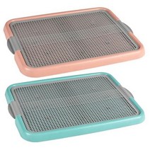 ATY 펫 바닥 부식방지 강쥐 그물망 배변판 3컬러 리필잔디 296873, 인디핑크