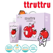 물한방울 안넣은 뚜루뚜루 이거사과 NFC100% 착즙 주스 1박스 120mlx30팩 저온 사과 즙 과채 쥬스 선물세트