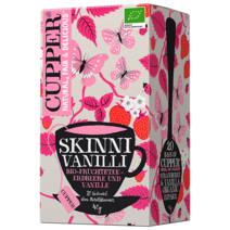 Cupper 쿠퍼 바닐라-라즈베리 스키니 바닐라 과일 차 20x2g 40gx2, 1개