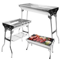 올쿡 야외용 캠핑 BBQ 드럼통 숯불 직화그릴 고기 꼬치구이 화덕 접이식 훈제 바베큐 화로 대, 아이캔그릴M(2~4인)스텐드