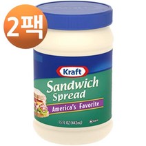 크래프트 샌드위치 스프레드 15oz, 2팩