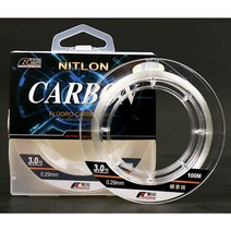 NITLON 풀 카본라인 100M 고탄소 목줄 원줄 낚시라인, NITLON 3.5호