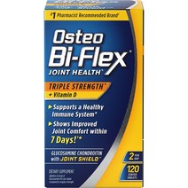 오스테오 바이플렉스 조인트 헬스 트리플 스트렝스 비타민 D 120정 Osteo Bi-Flex Triple Strength Vitamin D