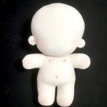 무속성솜인형 키트 솜깅이 15cm 20cm 아이돌인형 얼굴없는 DIY 인형만들기 애착인형, 통통한 바디(자수 있음)