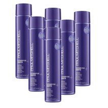 폴미첼 플래티넘 플러스 퍼플 샴푸 미디움 다크 블론드 헤어 300ml Paul Mitchell Platinum Plus Purple Shampoo, 6개