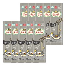 소확행몰 쫄깃 구포국수 사리 검정콩 소면 300g x 10개, 상세페이지 참조