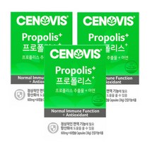 세노비스 프로폴리스+ 600mg 60캡슐 3박스