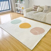 FASEN 극세사 거실 러그 침실 카페트 워셔블 사계절 카페트