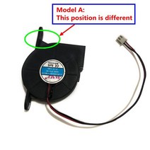 A및 B 타입 50mm x 15mm 12V 0.06A 2 핀 모터 SF5015SL 라디에이터 초 저소음 가습기 터보 블로어 쿨러 냉, 01 Type A SF5015SL