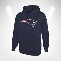 New Era NFL 남자 스타디움 기본 로고 공식 성능 풀오버 후디 스웨트셔츠