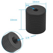 방송조명 유튜브 방송용 링라이트 촬영 조명 장비 제품 1Pc 1/4 M4 M5 M6 M8 M10 나사 너트 컨버터 마운트 어댑터 DSLR 카메라 삼각대 플레이트 볼 694EA 8, 01 14 to M4 Converter