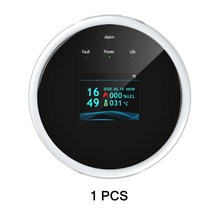 가스누출경보기 이산화탄소 복합가스측정기 검지기 smartrol tuya 천연 가스 센서 가연성 가정용 스마트 lpg 가스 경보 감지기 누설 센서 wifi 온도 감지기, 1개