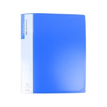 플러스샵 PP 3공 O-RING 공바인더 A4 6색상 내지용 1인치, 파랑(속지미포함) 10개