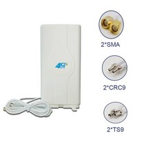 와이파이라우터 LTE라우터 4G LTE MIMO 안테나 부스터 패널 700-2600Mhz SMA CRC9 TS9 모바일 커넥터 2 m, 03 CRC9