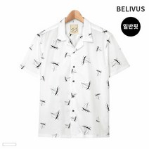 빌리버스 남자 반팔 셔츠 BSD097 남성 패턴 일반핏 하와이안 남방