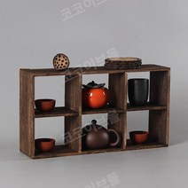 원목 다기장 그릇장 커피잔 찻장 진열장 엔틱 빈티지, G