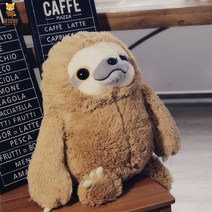주토피X 마니아용 나무늘보 봉제인형, 초콜릿 색상 라지 70cm