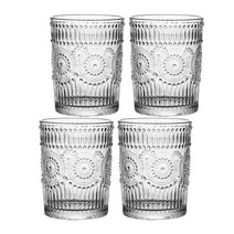 공유 빈티지 크리스탈 잔 4개, 온더락