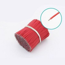 점퍼선 레드 3.5cm 900ea. 납떔 회로 인두기 납땜작업 실납, 본상품선택