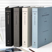 아이코닉 메모리 바인더 내지 스크랩북 포토앨범 4 x 6 포켓, 01_인디 블루