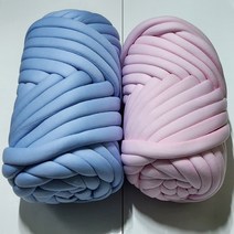 루시 자이언트얀 뜨개질실 망고 루피 점보실 핸드니팅 핑거니팅 암니팅 뜨개실 뜨개가방500g, 1KG, 진그레이