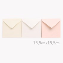 케이링크365 초대장봉투 웨딩봉투 정사각형봉투 카드봉투/엽서봉투, 30매입, 혼합3색