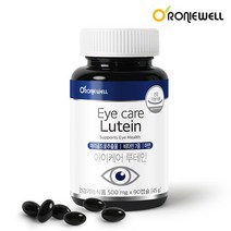 로니웰 아이케어 루테인 500mg 90캡슐 3개월분, 상세설명 참조, 없음