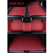 Dodge Journey Viper Challenger Avenger 캐러밴 그랜드 Durango 인테리어 액세서리 용 맞춤형 스트라이프 카 바닥 매트, [12] Wine Red