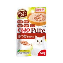 캣간식 파우치 가다랑어 가다랑어포 50g 스낵 급여가편한 대용량 길고양이츄르 습식 과자 저키 기호성좋은