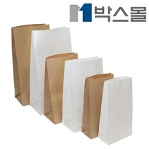 박스몰 각대봉투 노루지 크라프트 내유코팅 식품봉투 1000장, 1개, 노루지 백색 18x11x35(1694)
