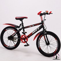 접이식 미니벨로 여성 미니 접는 휴대용 16인치 20인치 경량 자전거 변속기, 7단, 18인치, 레드 블랙