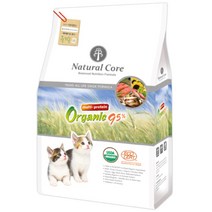 네츄럴코어 유기농 95% 멀티프로테인 고양이 건식사료, 1개, 2kg