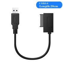 외장형 씨디롬 DVD 플레이어 odd Usb 3.02.0 to sata ii 7+6 어댑터 지원 노트북 cddvd rom 슬림라인 드라이브 13 핀 sata ii 케이블 71, USB를 13p로, USB3.0 20cm