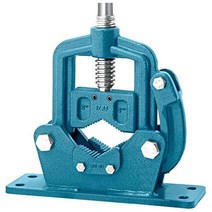 KANCA DESIGN FORGE SAFETY 유압바이스 KANCAPV2 접이식 파이프 바이스 내구성 드롭 성형 벤치 2 용량 파이프워크 반복 클램핑 배관 공구 블루 컬러2, 2'