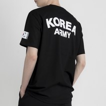 ROKA 로카 반팔 티셔츠 검정 순면 군인 반팔티 국산