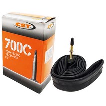 (바이크7) CST 700x25c 프레스타 8cm / 700C 로드 픽시 하이브리드 경량 자전거튜브, 1개