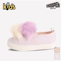 슈펜 키즈 2톤 폼폼이 반짝이 슬립온 VKHG20W01