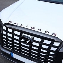 폰데코 팰리세이드 투톤 아크릴 레터링 엠블럼 차량용품, 04 팰리세이드 리어 엠블럼 - 실버