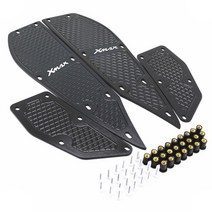 오더봇 야마하 XMAX 300 CNC 알루미늄 튜닝 발판 미끄럼 방지 파츠 드레스업, 블랙