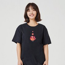 키밍 복어 그래픽반팔티 귀여운티셔츠 포인트