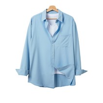 핫코드 남성용 링클프리 남방 오버핏 빅사이즈 16컬러 긴팔 셔츠