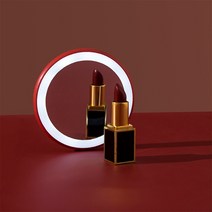 트립인 접이식 휴대용 양면 LED 조명 확대경 화장 미니 손거울, 1개, 2.LED접이식미니/핑크