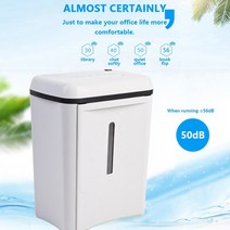 사무실문서파쇄기 문서세단기 종이절단기 14l electric paper shredder sd9280 mute file grinder office home crusher destro