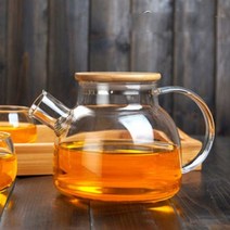 넓은 입구 내부 거름망 내열 강화유리 티포트 1000ml, 본상품선택, 본상품선택, 용량