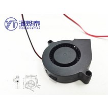 YYT 침묵 5015 정수기 터보 송풍기 5CM 가습기 원심 팬 5V12V24V USB 2.54mm 유성 유압 베어링 이중 공, 12 24VDoubleball5600rpm
