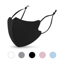 3D 끈조절 네오플랜 패션 마스크 연예인 마스크 두께 2종류 (5 Color), 블루 (두께 2mm), 1개
