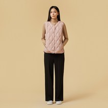 [JAJU/자주] 여 라이트 다운필 베스트_핑크